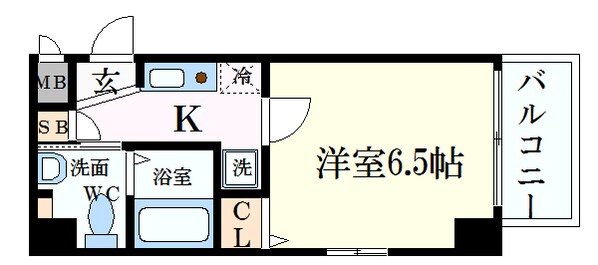 エスリード京橋Ⅲ番館の物件間取画像